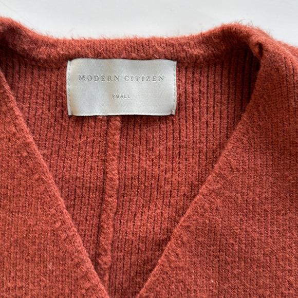 Modern Citizen Faux Wrap Sweater - Picture 3 of 9